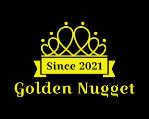 Golden Crown Pageant logo design