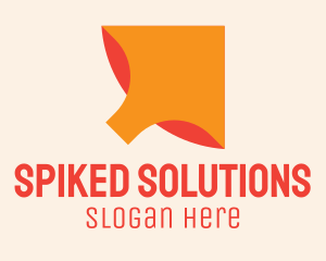 Orange Arrow Cursor logo design