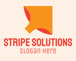 Orange Arrow Cursor logo design