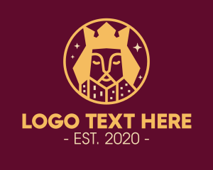 Reign - Golden City King logo design