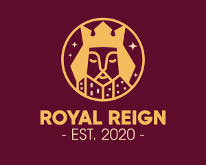 Reign - Golden City King logo design