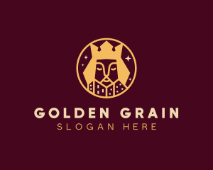 Golden City King  logo design