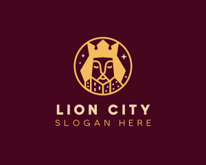 Golden City King  logo design