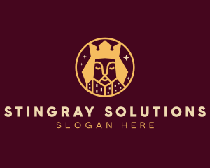 Golden City King  logo design