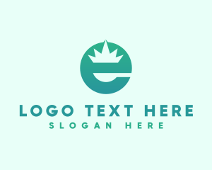 Website - Crown Business Letter E logo design