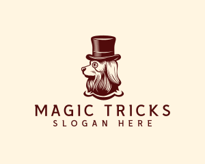 Tricks - Dapper Monocle Dog logo design