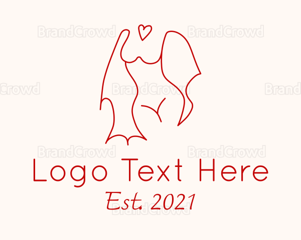 Sexy Woman Lingerie Logo