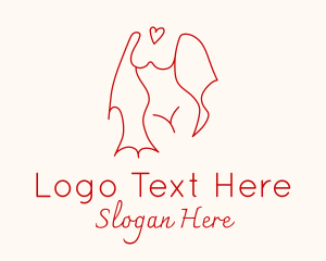 Sexy Woman Lingerie Logo