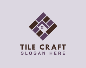 House Tile Pattern logo design