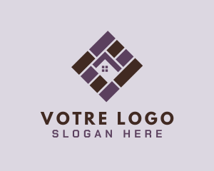 Floor - House Tile Pattern logo design