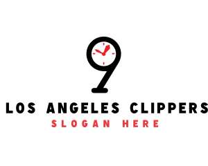 Clock Number 9 Logo
