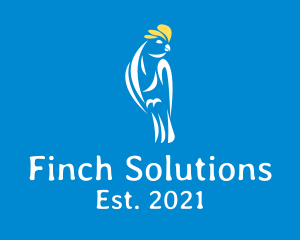 Finch - Cockatoo Galah Bird logo design