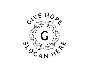 Donation - Outreach Hand Community Charity logo design