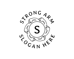 Arm - Outreach Hand Community Charity logo design