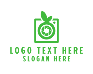 Vegetable - Food Photography Camera logo design