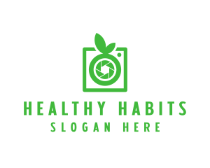 Dietitian - Fruit Photography Camera logo design