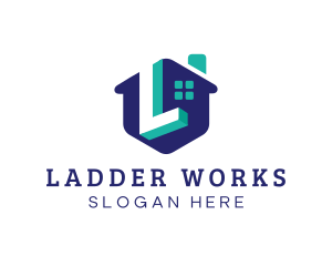 Modern House Letter L logo design