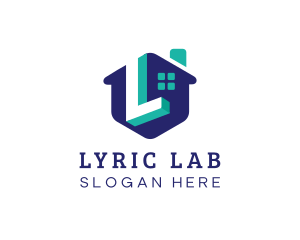 Modern House Letter L logo design