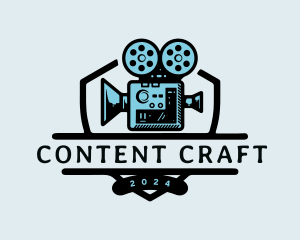 Cinematic Camera Videography logo design