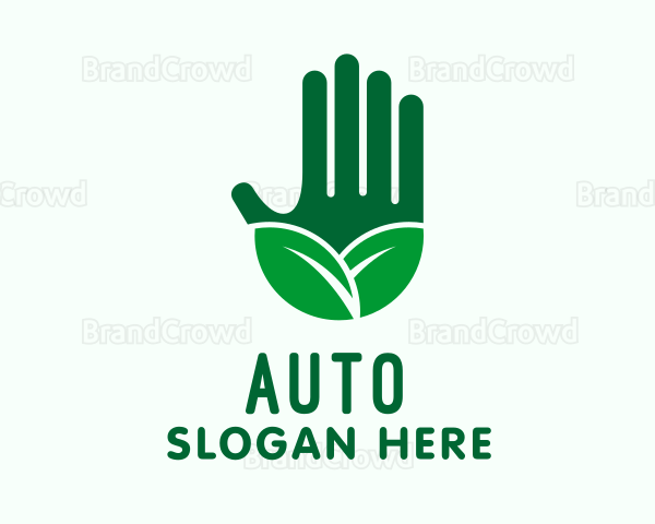 Agriculture Hand Farming Logo