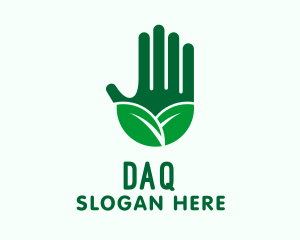 Agriculture Hand Farming Logo