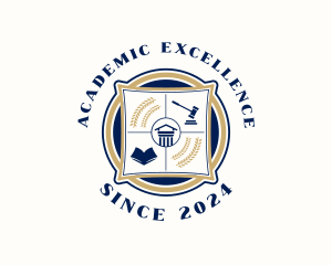 Scholarship - Law Firm Graduate School logo design
