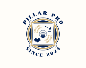 Law Firm Graduate School  logo design