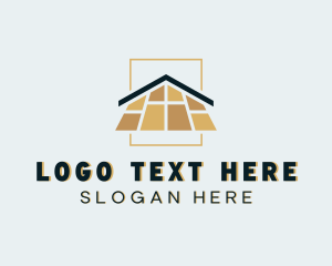 Floorboards - Home Flooring Tiles logo design