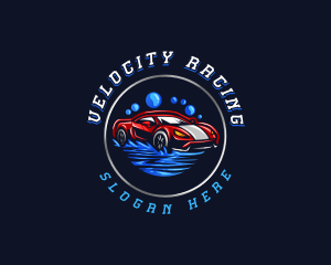 Race Car Detailing logo design