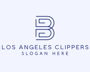Simple Company Brand Letter B Logo