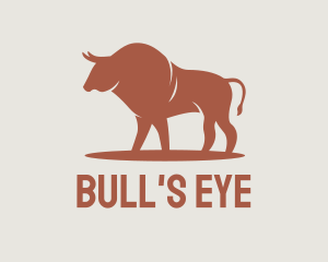 Bull - Bug Red Taurus Bull logo design