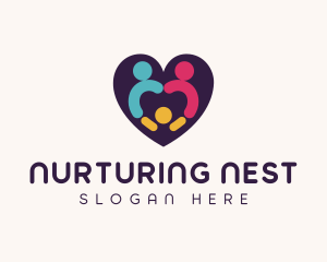 Parent - Parenting Family Heart logo design