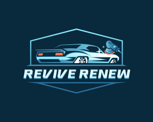 Automobile Restoration Detailing logo design