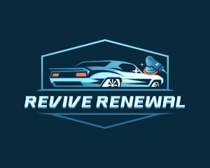 Automobile Restoration Detailing logo design