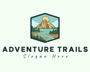 Nature Travel Adventure logo design