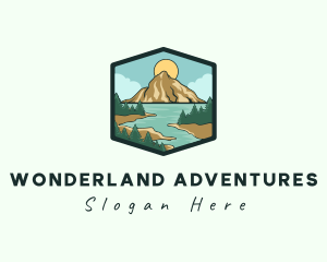 Nature Travel Adventure logo design