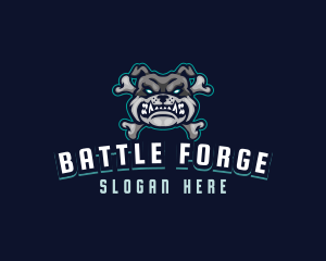 Fight - Bulldog Bone Gaming logo design