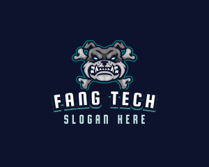 Fang - Bulldog Bone Gaming logo design