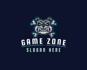 Bulldog Bone Gaming logo design