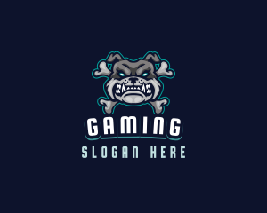 Bulldog Bone Gaming logo design