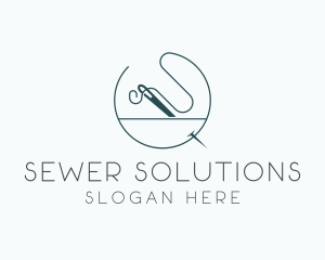 Sewer - Needle Sewing Handmade Sewing logo design