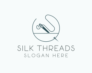 Needle Sewing Handmade Sewing logo design