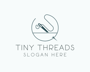 Needle Sewing Handmade Sewing logo design