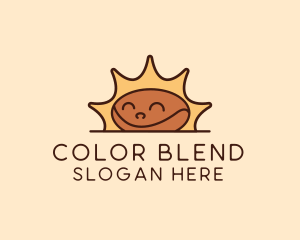 Morning Coffee Bean  logo design