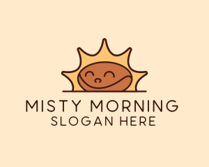 Morning Coffee Bean  logo design