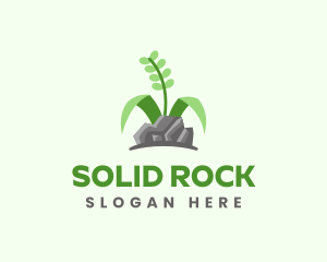 Stone - Stone Grass Gardening logo design