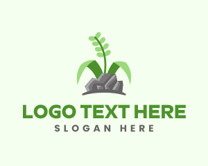 Stone Grass Gardening Logo