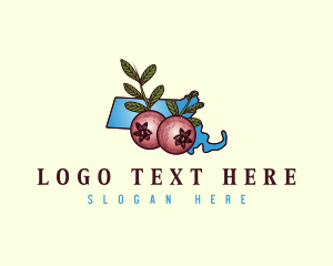 Thimbleberry - Massachusetts Cranberry Fruit logo design