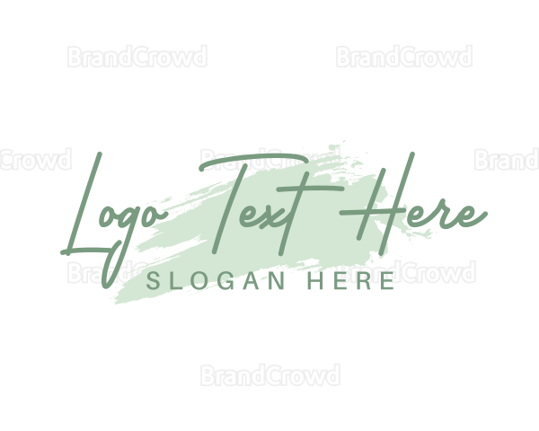 Beauty Watercolor Apparel Logo