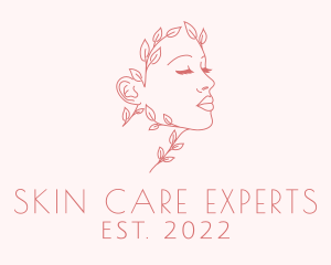 Organic Woman Face Spa logo design